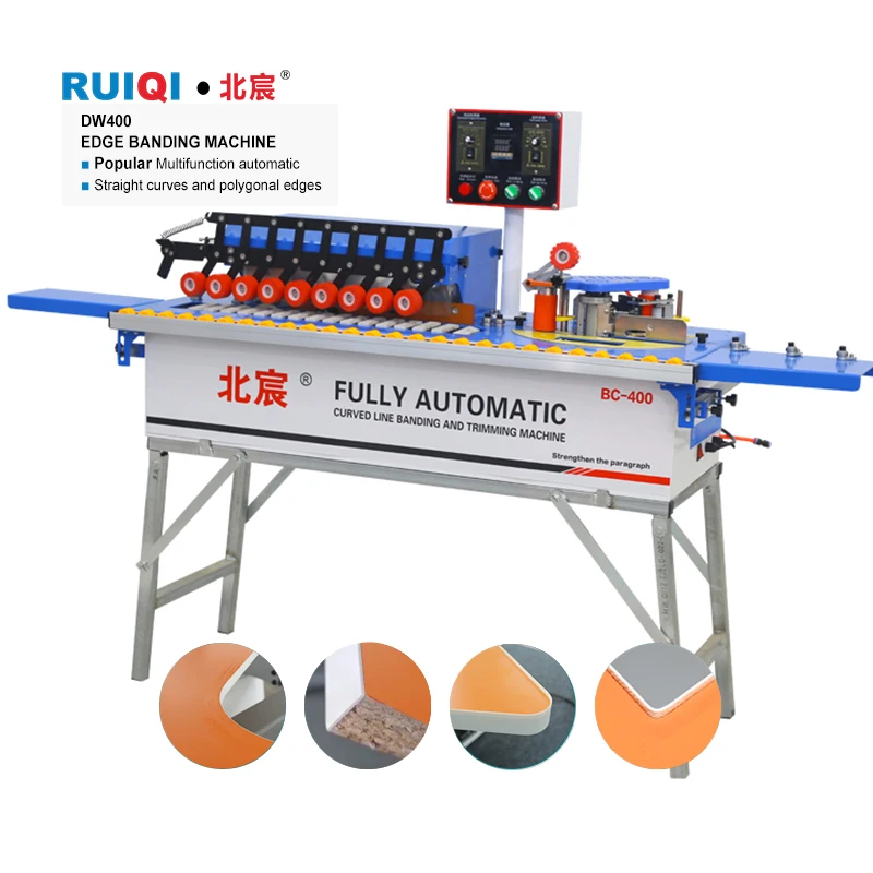 Hot Air Best Edgebander on the Market Woodworking Factory Edge Banding Machine for Office Furniture Cabinet Doors