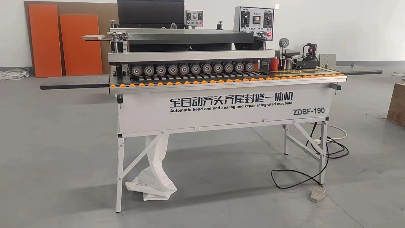 In Stock Portable Automatic Edge Banding Machine for MDF PVC Curved and Straight Panels - Image 2