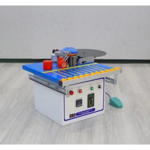 Portable ST70 Woodworking Machinery Popular Plywood Production Edge Banding Gluing Cleaning Functions PLC Gearbox Motor