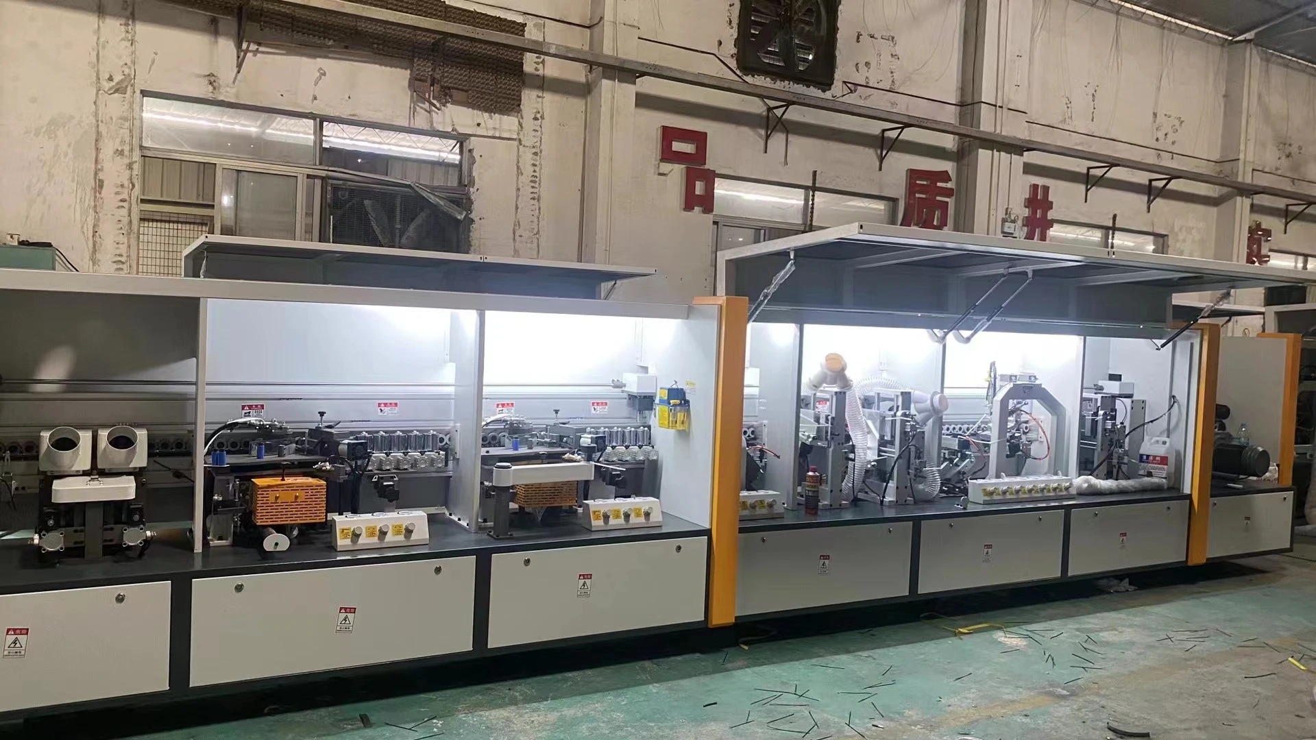 Full Automatic Linear PUR Double Trimming Edge Banding Machine with Pre-milling – Fast Delivery - Image 5