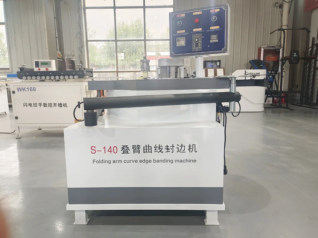 Ready to Ship Curve Edge Banding Machine S-140 W-2 W-3 for Panel Furniture - Image 2