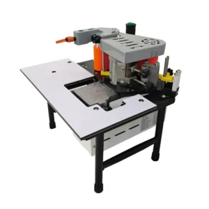 Small Manual Banding DW400 Portable Mini Band Polishinre G and Trimming Semi Automatic Edge Bander Machine Woodworking