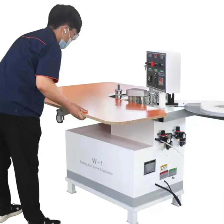 In Stock Curved Edge Banding Machine for MDF Panel Furniture - Image 3