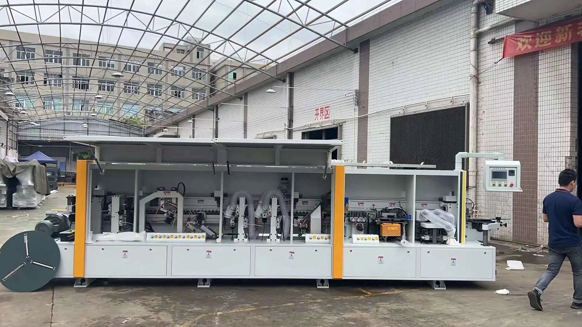 Fast Delivery Automatic Edge Banding Machine – Mdf Pvc Pre Milling Buffing - Image 3