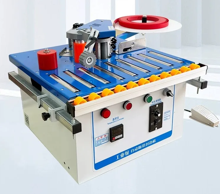 In Stock Mini Edge Banding Machine for Curved Shaped Woodworking - Image 2