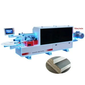 New DW330 Automatic Edge Banding Machine Pre-Milling Arc Trimming Enlarged Glue Pot Capacity 1500W Large Transmission Motor