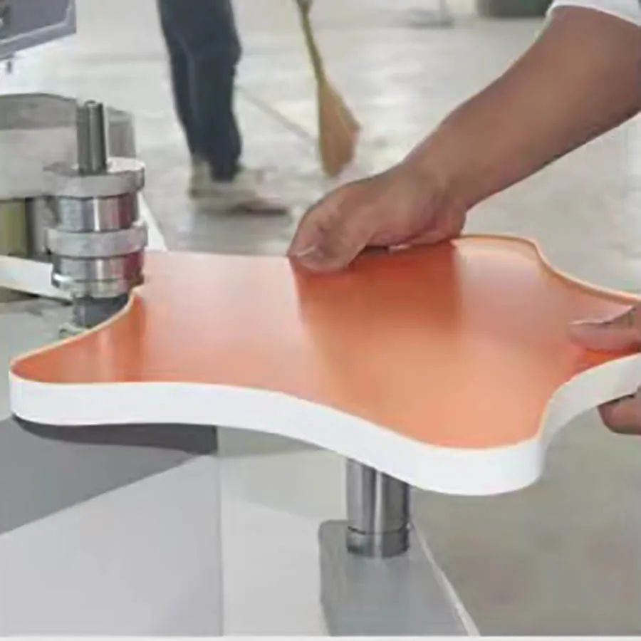 In Stock Curved Edge Banding Machine for MDF Panel Furniture - Image 4