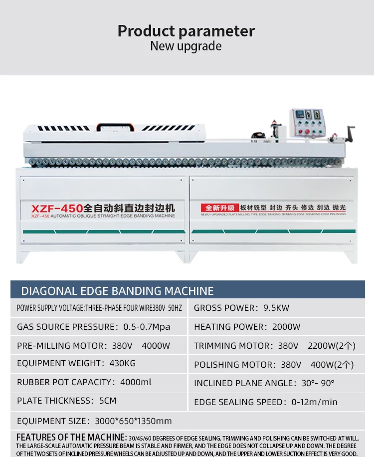 In Stock Gluing Machines 72 Cm Leveler Bander 120 Volts PVC Edge Banding - Image 4