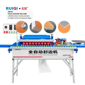 Beichen DW102 Automatic Wood Based Panels Machinery Woodworking Glue Sealing Edge Banding Machine Motor Bearing PLC