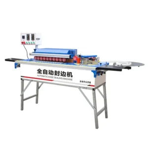DW102 Potable Mdf Board Automatic Small Linear Mini Pvc Machine Furniture Edge Banding Machinery