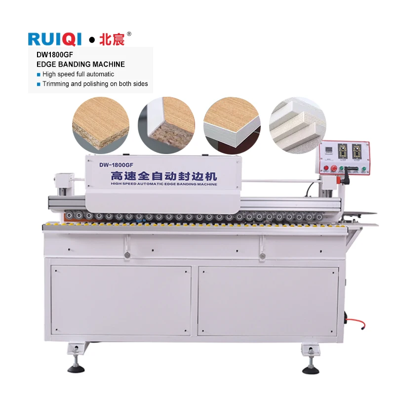 Veneer Peeling Hot Melt Edgebander for Sale Trimming and Automatic Pvc Mdf Cnc Edge Banding Machine