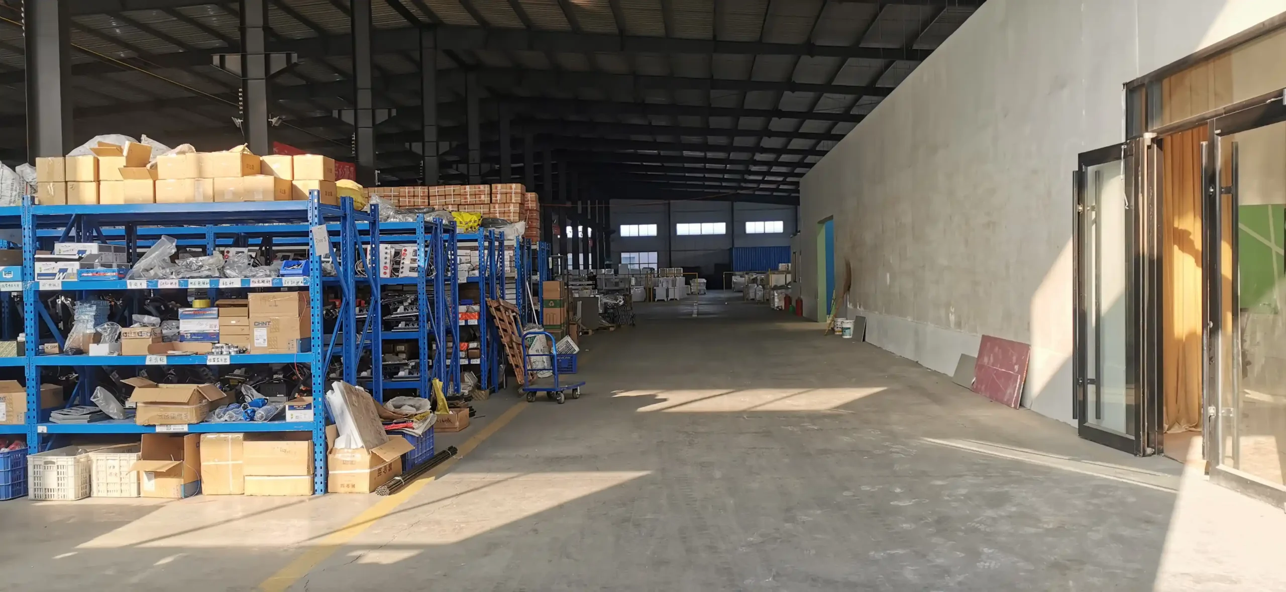 Ruiqi factory floor -- woodworking machinery production