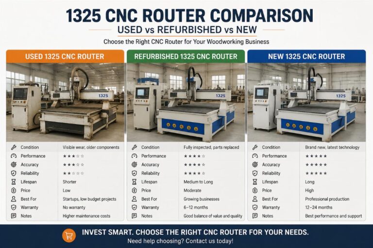 Why New CNC Router from China Beats Refurbished for Small Woodworking Shops