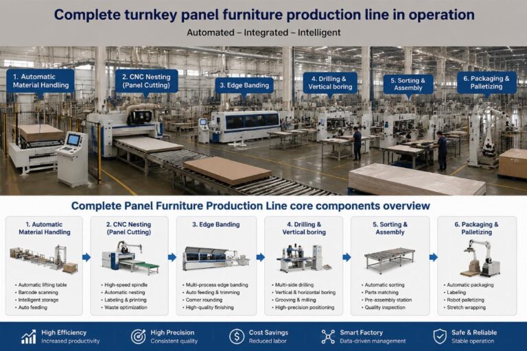 How to Source a Cost-Effective China Complete Panel Furniture Production Line
