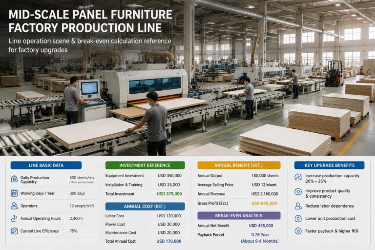 How to Calculate Panel Furniture Line Break-Even with China Supplier Solutions